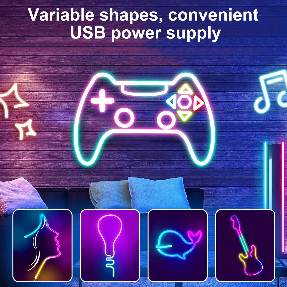 5V RGB+IC Neon Strip Light 1M 2M 3M 5M 10M USB Waterproof Flexible LED Strip Lights With Bluetooth Remote Control For Home Decor