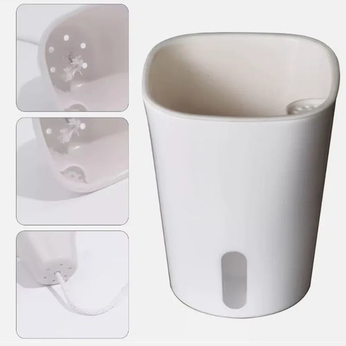 Self-Watering Planter Pots with Water Level Window, 2-Pack